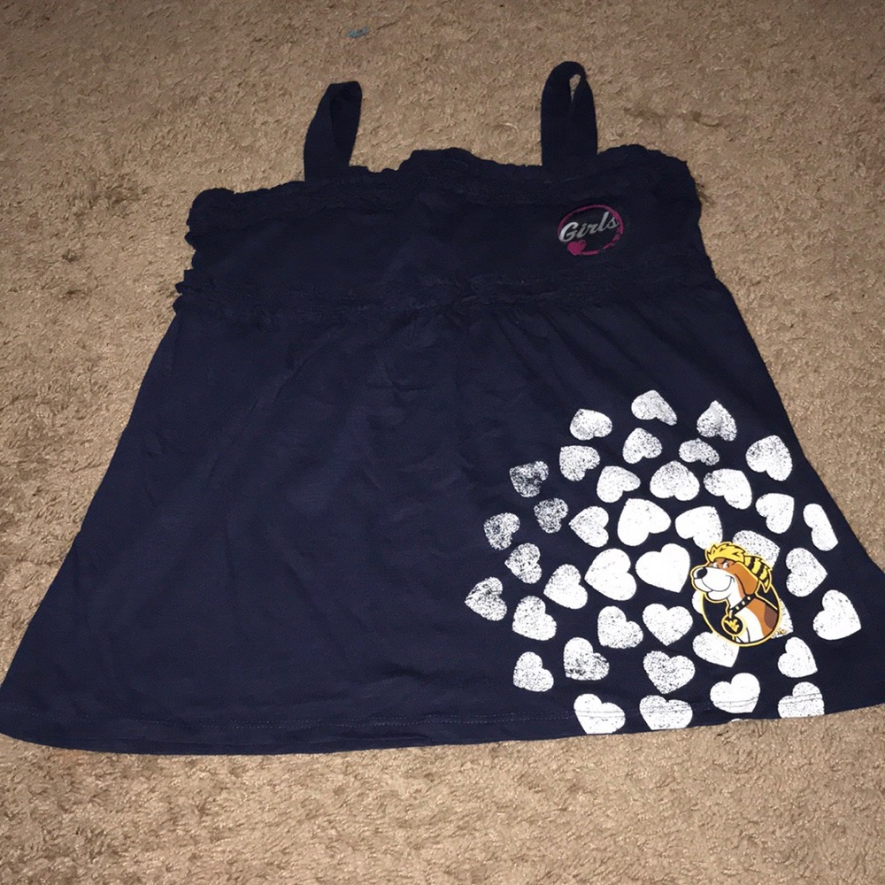 West Virginia Mountaineers Girls Game Day Tank 7/8